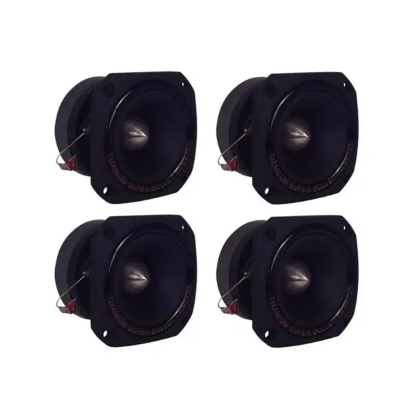 Pyramid TW44 1" 1200W Heavy Duty Titanium Dome Bullet Car Super Tweeters