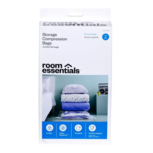 2 Compression Bags Jumbo Clear - Room Essentials™