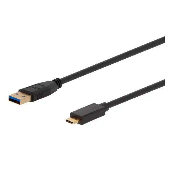 Monoprice USB 3.0 Type-C to Type-A Cable - 3 Feet - Black, For Nintendo Switch, Samsung Galaxy S10 S9 S8 Note, Android Google Pixel - Select Series