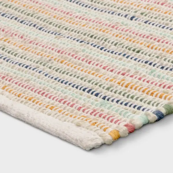 27"x45" Striped Ribbed Accent Rug - Pillowfort™