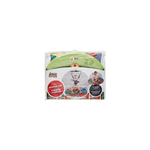 Jolly Jumper Musical Play Mat, Cushioned Activity Mat for Newborns and Babies