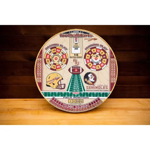 NCAA Florida State Seminoles Official Football Dartboard