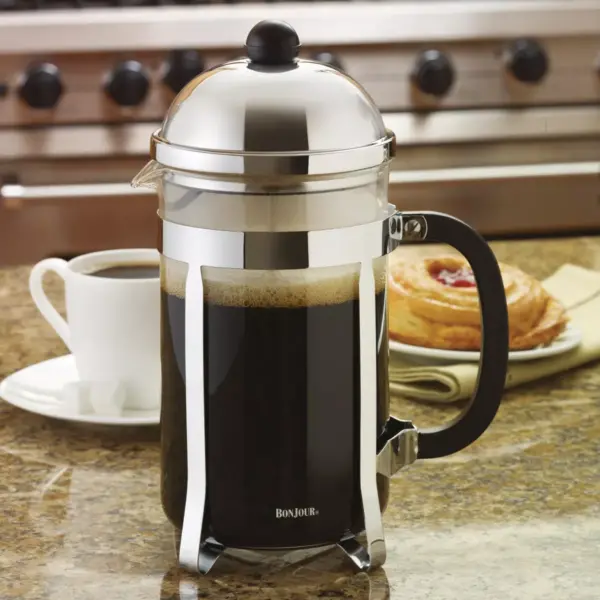 Bonjour 12 Cup French Press - Stainless Steel