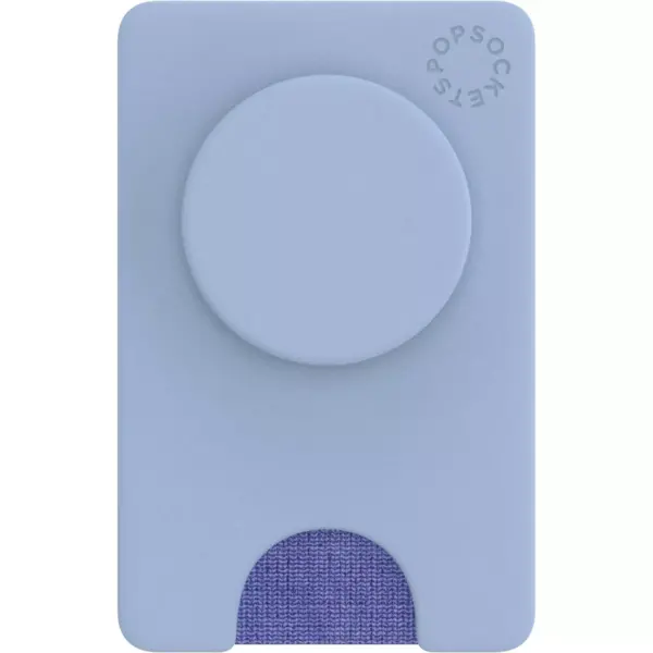 PopSockets PopWallet + (with PopGrip Cell Phone Grip & Stand) - Cornflower Blue