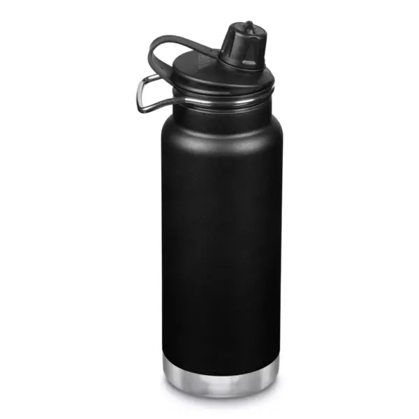 Klean Kanteen 32oz TKWide Stainless Steel Water Bottle with Chug Cap - Black