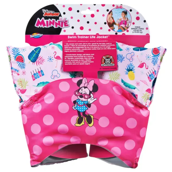 SwimWays Sea Squirt Minnie Mouse Life Jacket