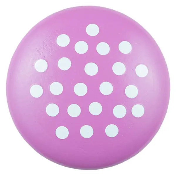 Sumner Street Home Hardware 4pc Polka Dot Painted Knob Purple