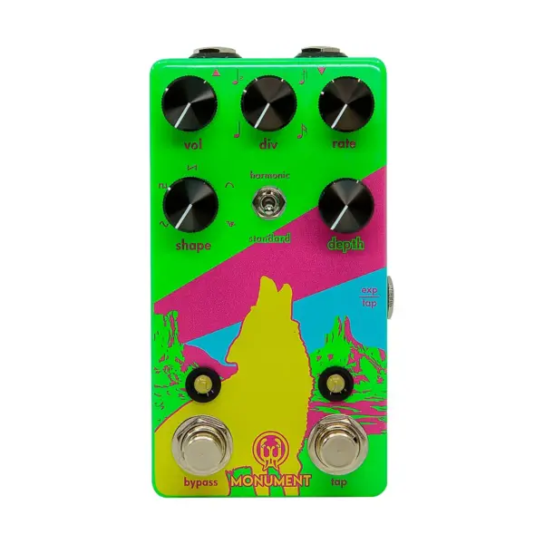 Walrus Audio Monument V2 Limited-Edition Neon Harmonic Tap Tremolo Effects Pedal