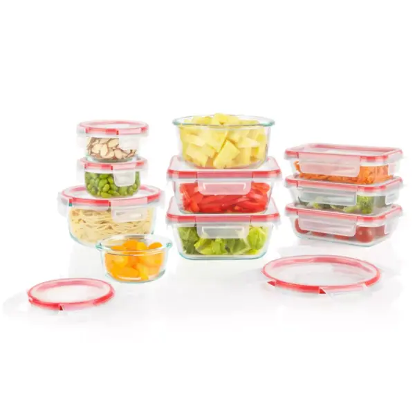 Pyrex 20pc Glass Freshlock Food Storage Set