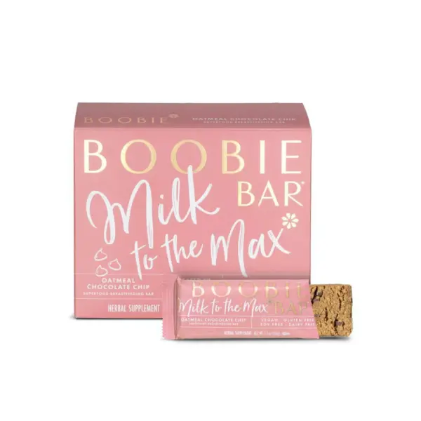 Boobie Bar Superfood Breastfeeding Bar Oatmeal Chocolate Chip - 1.7oz 6ct