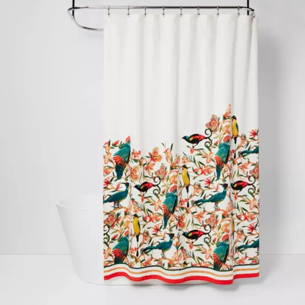 Flora/Bird Shower Curtain - Opalhouse™