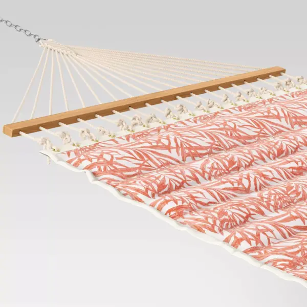 Pillowtop Hammock with Spreader Bar Tropical Leaf - Threshold™