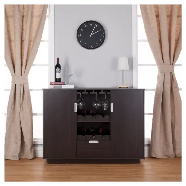 Roslyn Modern Multi-Storage Buffet Espresso - HOMES: Inside + Out