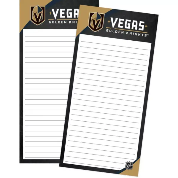 NHL Vegas Golden Knights 4.5"x9.25" Mini List Pad