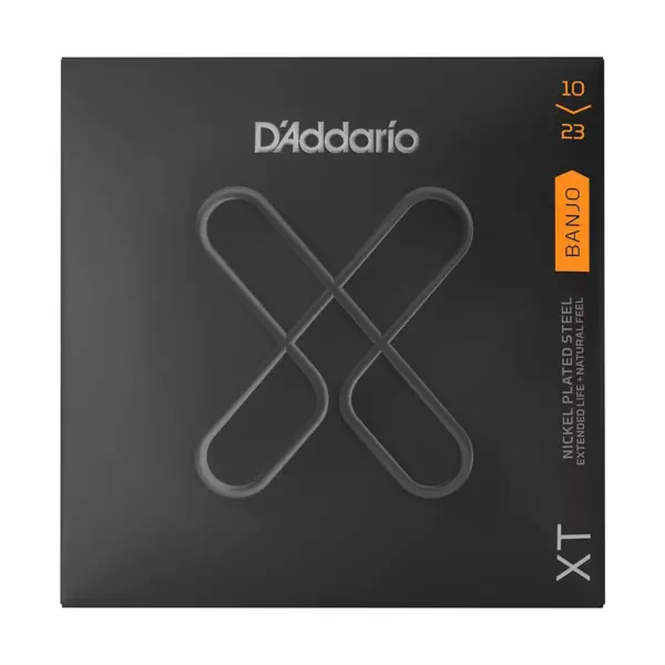 D'Addario XT Banjo Coated Nickel Strings, Medium, 10-23