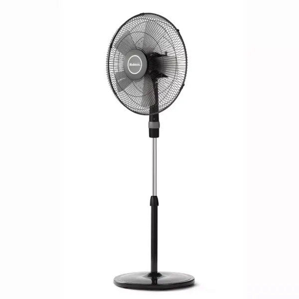 Holmes 16" Oscillating 5 Blade Stand Fan Black