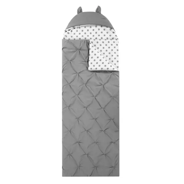 Twin XL Nicki Sleeping Bag Gray - Chic Home Design