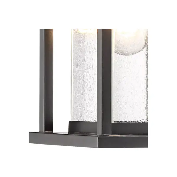 John Timberland Modern Outdoor Wall Light Fixture Painted Dark Gray 11" Spotted Clear Glass for Exterior House Porch Patio