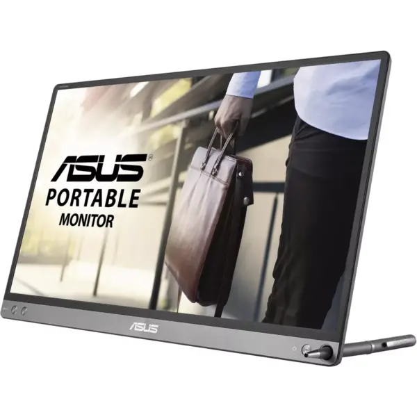 ASUS ZenScreen MB16AC 15.6 Inch Full HD 1920 x 1080 5 ms USB Type-C LED, Backlight IPS Portable Monitor - Black