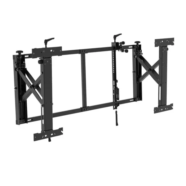 Monoprice Push-to-Pop-Out Wall Mount for 50in to 55in Screens, Max Weight 154 lbs, VESA Patterns up to 800x400 - Commercial Series