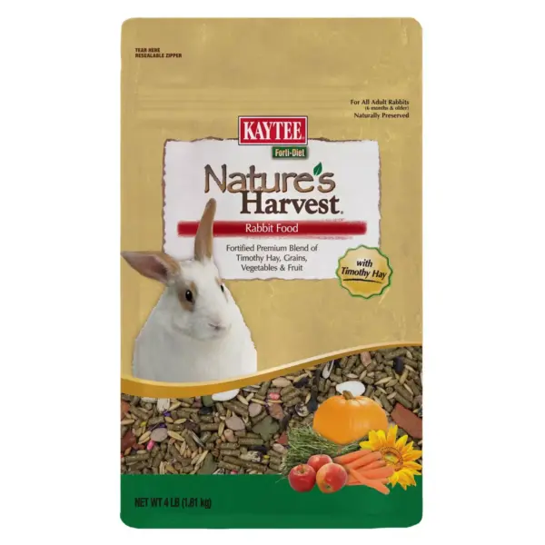 Kaytee Nature's Harvest Rabbit Small Animal Food - 4lbs