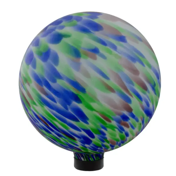 Northlight 10” Swirled Outdoor Garden Gazing Ball