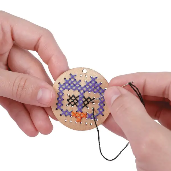 MindWare Make Your Own Cross-Stitch Jewelry - Creative Activities - 55 Pieces