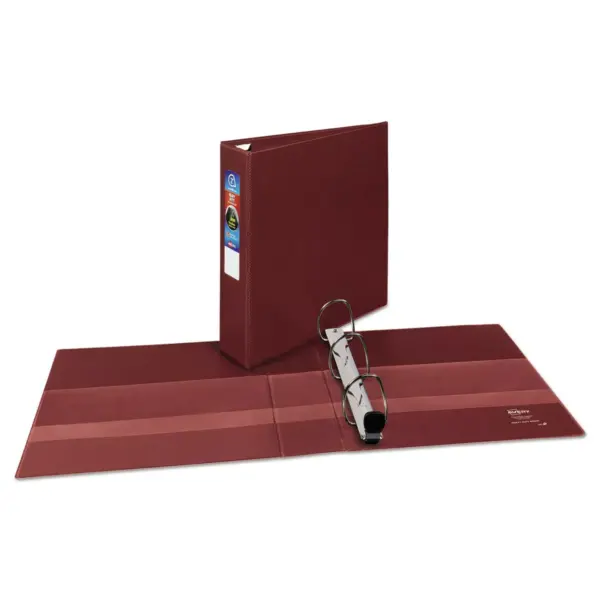 Avery Heavy-Duty Binder with One Touch EZD Rings 11 x 8 1/2 2" Capacity Maroon 79362