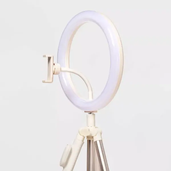 heyday™ Ring Light with Tripod - Stone White