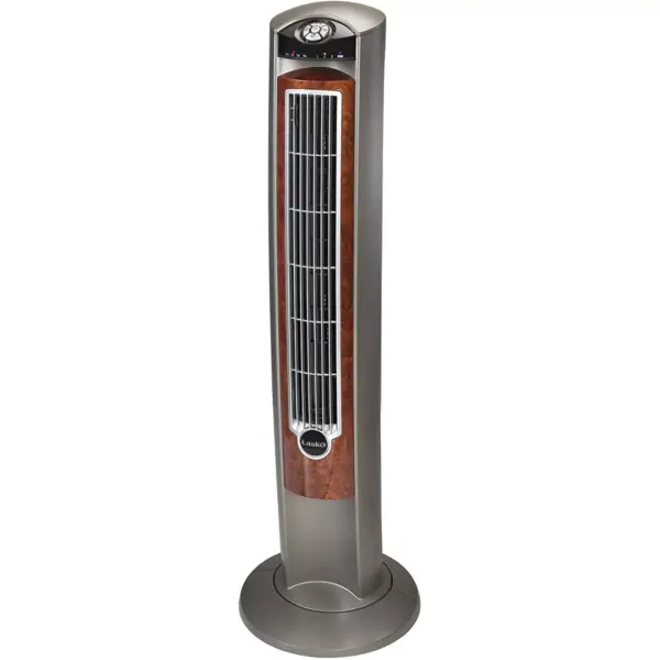 Lasko 2554 42 Inch Wind Curve 3-Speed Widespread Oscillating Tower Cooling Fan with Fresh Air Ionizer, Remote Control and Timer for Home and Office