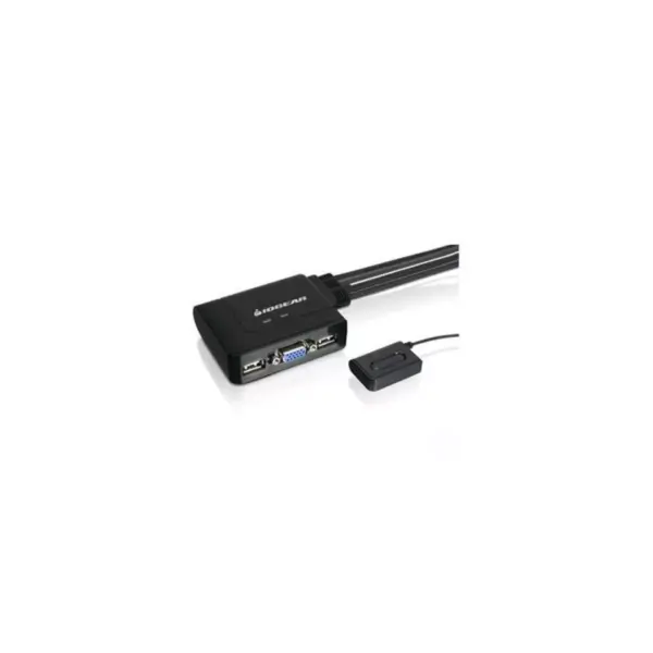 IOGEAR GCS22u 2-Port USB KVM Switch - 2 x 1 - 4 x Type A USB, 2 x HD-15 Monitor