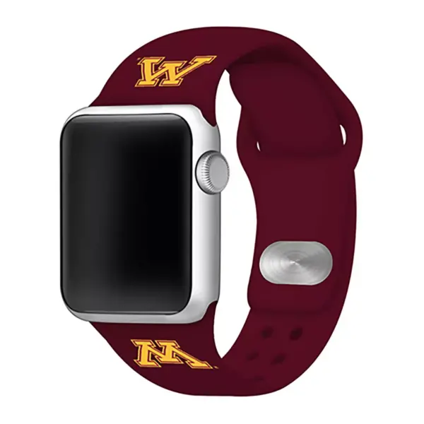 NCAA Minnesota Golden Gophers Silicone Apple Watch Band 42mm