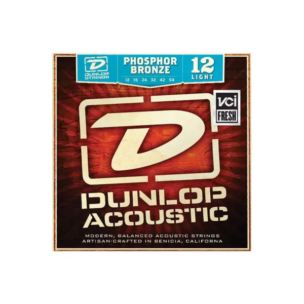 Dunlop Phosphor Bronze Light Acoustic Guitar Strings