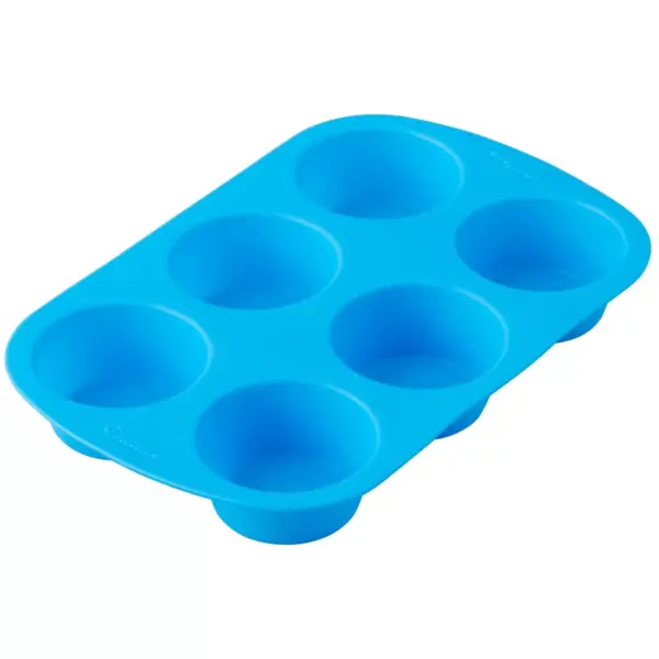 Wilton 6 Cup Easy-Flex Silicone Muffin & Cupcake Pan