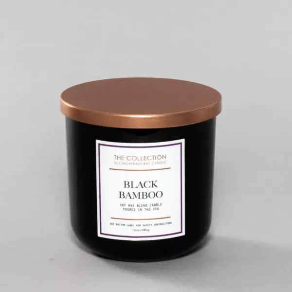 12oz Core Jar 2-Wick Candle Black Bamboo - Chesapeake Bay Candle