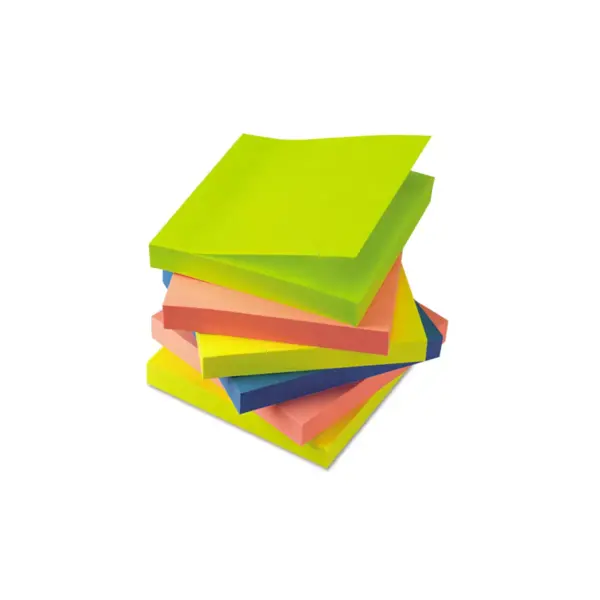 UNIVERSAL Self-Stick Notes 3 x 3 Assorted Neon Colors 100-Sheet 12/Pack 35612