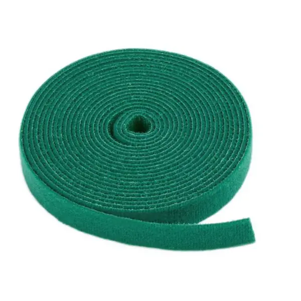 Monoprice Hook & Loop Fastening Tape, 3/4-inch Wide, 5 yards/Roll - Green