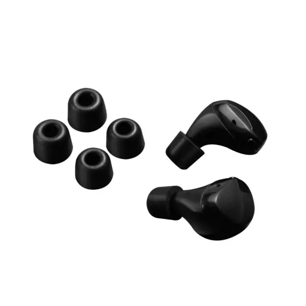 Insten Memory Foam Tips for All 5-6mm Nozzle In-Ear/True Wireless EarBuds Eartips Replacement, 3 Pairs with Storage Box (Small, Medium & Large Size)