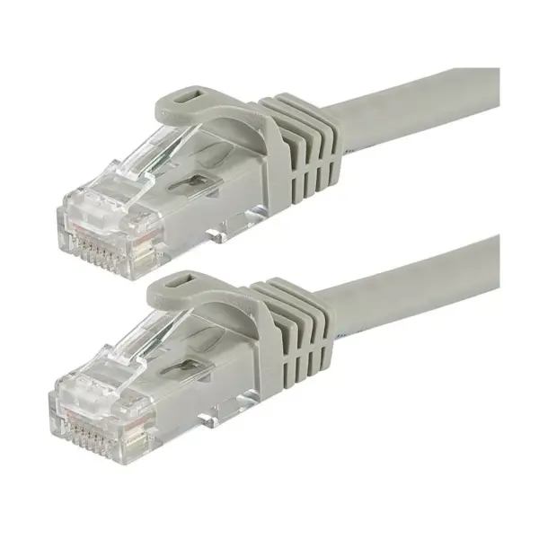 Monoprice Cat6 Ethernet Patch Cable - 25 Feet - Gray | Network Internet Cord - Snagless RJ45, Stranded, 550Mhz, UTP, Pure Bare Copper Wire, 24AWG -