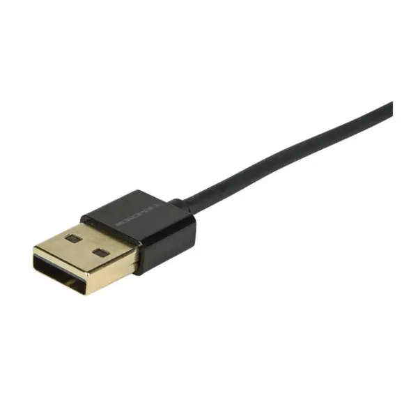 Monoprice Premium USB to Micro-B /Micro USB Charge & Sync Cable 3ft Black w/ Gold Plated Connectors For Android, Samsung, HTC, Nokia, Sony and More