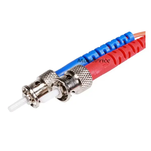 Monoprice Fiber Optic Cable - 3 Meter - Orange | LC to ST OM1, 62.5/125 Type, Multi Mode, Duplex