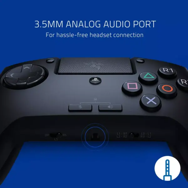 Razer Raion Fightpad for PS4 - 6 face button layout - Mechanical switch buttons