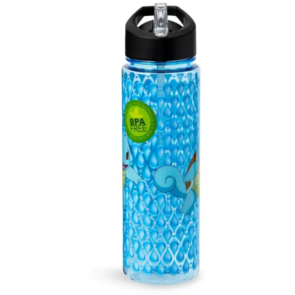 Just Funky Pokemon Squirtle 16oz Water Bottle - BPA-Free Reusable Drinking Bottles