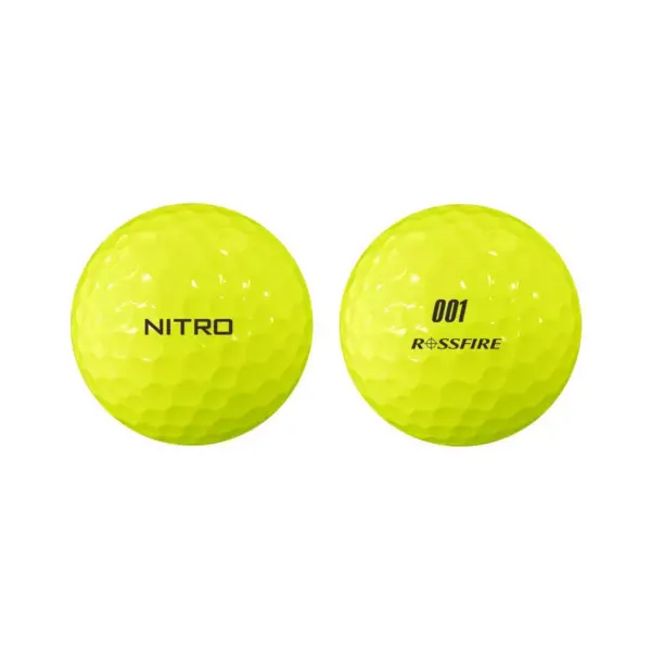 Nitro Golf Crossfire Golf Balls Yellow - 45pc