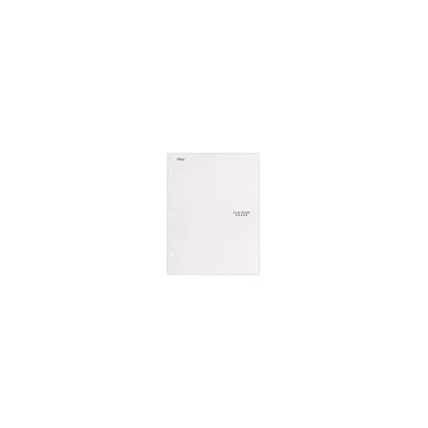 Mead Five Star 4 Pocket Solid Paper Folder (Color Will Vary)