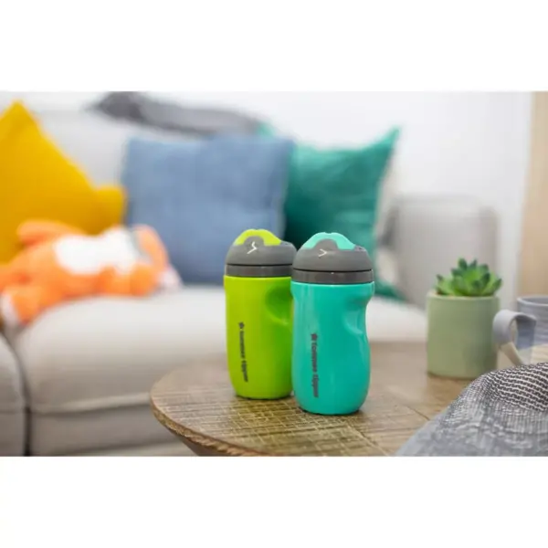 Tommee Tippee 2pk Insulated Sippee Toddler Cup - Turquoise/Green - 9oz