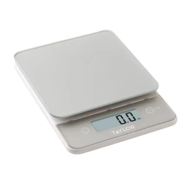 Taylor Digital 11lb Glass Top Food Scale - Silver