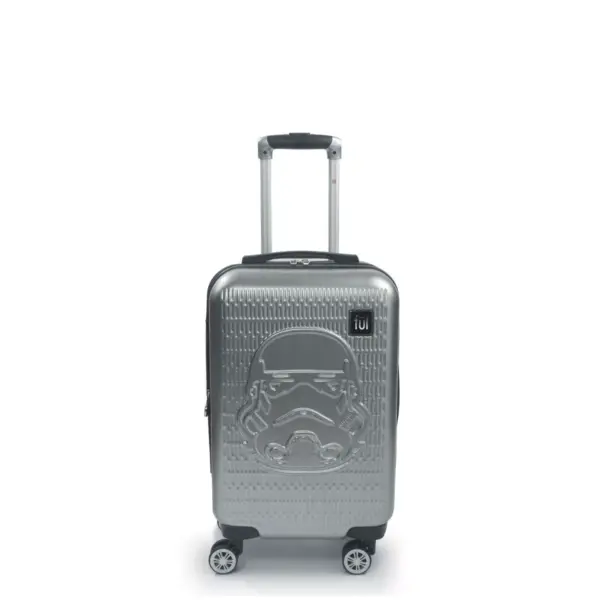 FUL Star Wars Stormtrooper Embossed 21" Spinner Suitcase - Silver