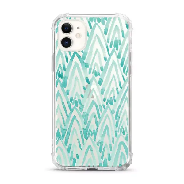 OTM Essentials Apple iPhone 11 Clear Case -  Turquoise