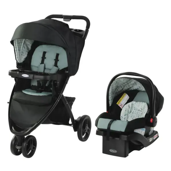 Graco Pace Travel System with SnugRide Infant Car Seat - Birch